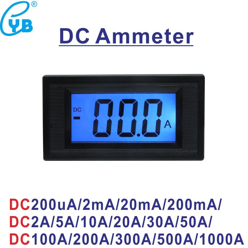 YB5135D LCD  DC , DC 200mA, 2A, 5A, 10A,..